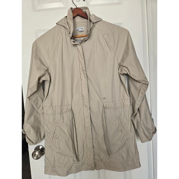 Lacoste Women's Zip-up button-up Light Weight Jacket Size 40 (Medium) - Picture 5 of 9
